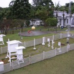 EM vista do radiotelescopio