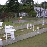 EM vista do radiotelescopio