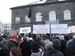 island protests