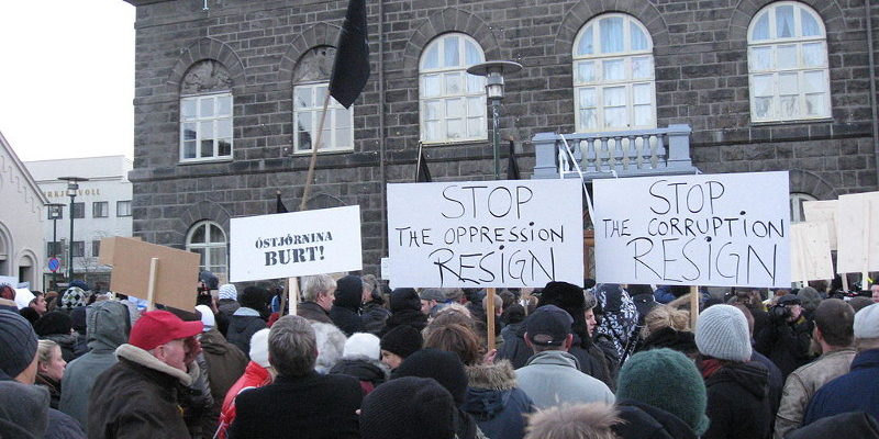 island protests