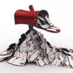 caixa de correios lotada