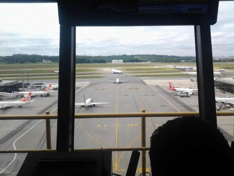 Vista do Centro de Controle de Pátio (CCP)
