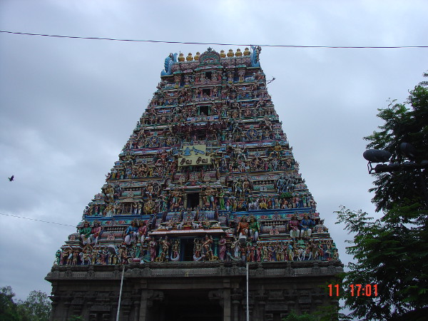 Uma das capelas do templo de Kapaleeswarar.