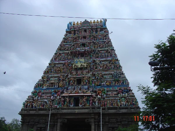 Uma das capelas do templo de Kapaleeswarar.