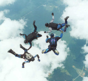 skydiving