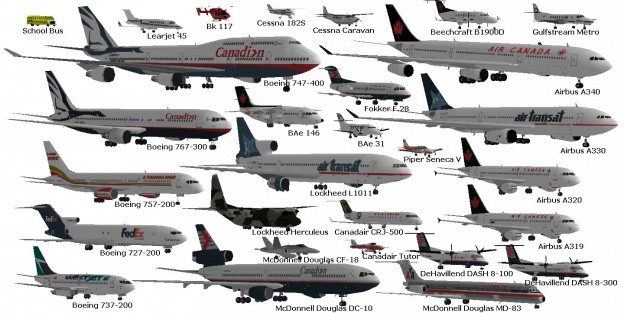 all airplanes