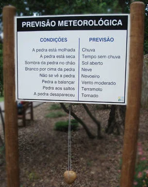 Pedra do tempo.