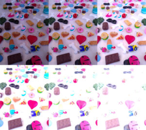 Mudança na ISO: 100, 200, 400, 800, 1596 e 3193. Fotos: ViniRoger com pingentes da Criando com Clay