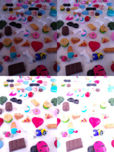 Mudança no tempo de exposição: 1/1005, 1/502, 1/125 e 1/60. Fotos: ViniRoger com pingentes da Criando com Clay