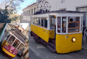 Bonde elétrico e ascensor da Glória. Foto: ViniRoger