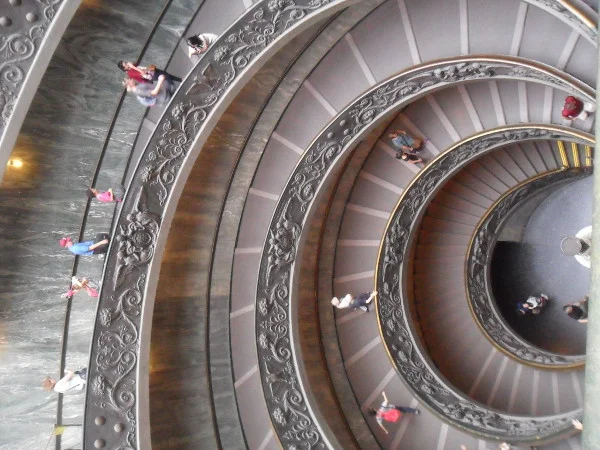 Saída dos Museus do Vaticano. Foto: ViniRoger.