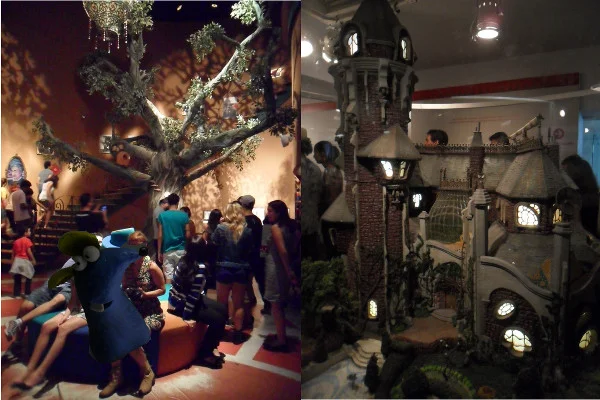 Exposição "Castelo Rá-Tim-Bum", série infantil da TV Cultura, no Museu da Imagem e do Som (MIS), em São Paulo: recebeu cerca de 410.000 pessoas em seis meses. Fotos: ViniRoger.