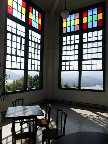 Vista de Santos a partir do antigo cassino (atual café) no topo do Monte Serrat. Foto: ViniRoger.