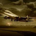 airplane thunderstorm