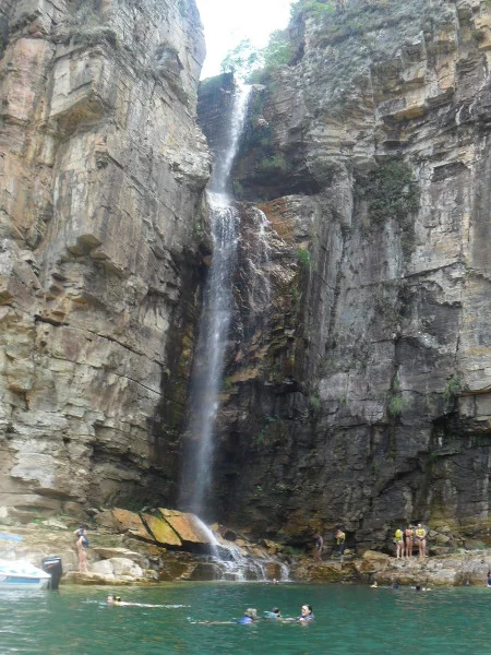 Cachoeira do canyon. Foto: ViniRoger.