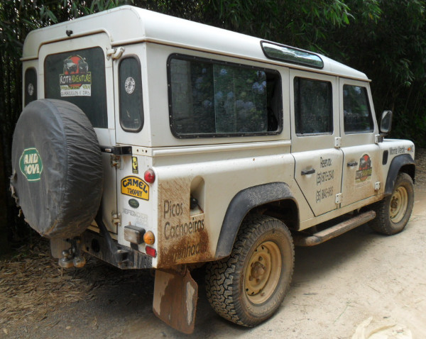 Land Rover usada nos passeios. Foto: ViniRoger.