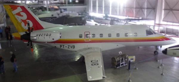CBA-123 Vector exposto no Museu Aeroespacial (Rio de Janeiro). Foto: ViniRoger