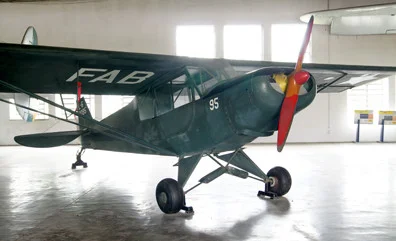 Neiva N-56 Paulistinha (L-6 na designação militar) no Museu Aeroespacial. Foto: ViniRoger