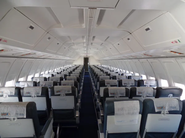 Interior do B737-200 da Vasp PP-SFI. Foto: ViniRoger/2016