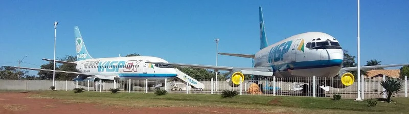 Aviões da Vasp comprados em leilão e expostos em Araraquara/SP. Foto: Eliana Reis/2016