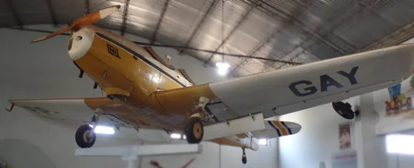 Fairchild PT-19 exposto no Museu Eduardo Matarazzo. Foto: ViniRoger