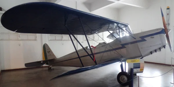 Muniz M-7 no Museu Aeroespacial. Foto: ViniRoger