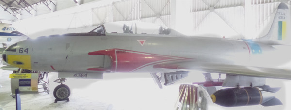 Lockheed Shooting Star no Museu Aeroespacial. Foto: ViniRoger