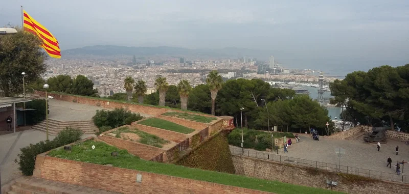 Vista de Barcelona a partir do Castell de Montjuïc. Foto: ViniRoger