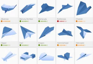 paper airplanes models