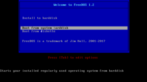 freedos welcome