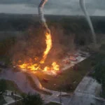 no olho do tornado
