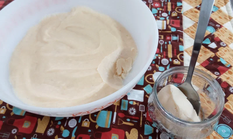 sorvete creme caseiro