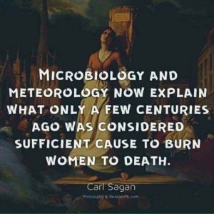 sagan witches science