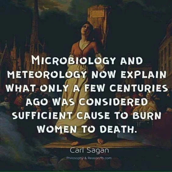 sagan witches science