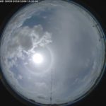 Imagem obtida com câmera all sky. Fonte: LABREN/INPE