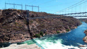 Leito do Rio São Francisco na região do Complexo de Usinas de Paulo Afonso