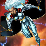 Tempestade, "cus zóio virado e sortando raio pelas venta". Fonte: Wikipedia