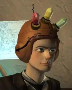 Capacete de mapeamento mental