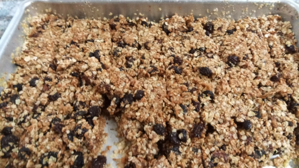 Assadeira com barrinhas de cereal. Foto: ViniRoger