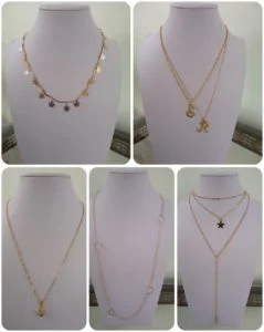 Gargantilhas. Foto: Bijoux Beautiful Girls