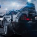 Wade Watts como o avatar Parzival encontra o DeLorean em "Ready Player One".Fonte: Warner Bros. Pictures
