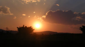 Pôr do sol. Foto: ViniRoger