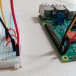 Raspberry Pi e sensor de temperatura e umidade em protoboard. Foto: ViniRoger