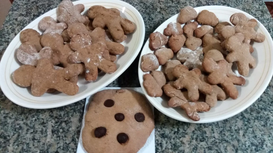 Biscoitos de gengibre da receita. Foto: ViniRoger