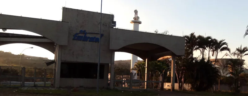 Entrada da estação terrena de satélites da Embratel em Morungaba/SP. Foto: ViniRoger