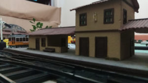 Estação com desvios duplos