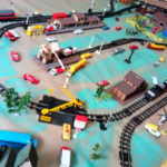 Ferrorama SL-5000 com maquete