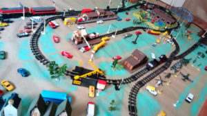 Ferrorama SL-5000 com maquete