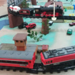 Trem elétrico e Locomotiva à vapor