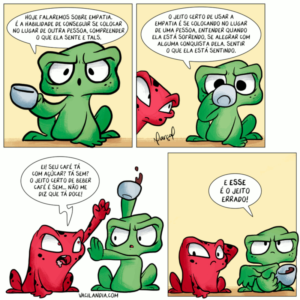 Zinza e a empatia. Fonte: Rafael Marçal/Vacilandia.com